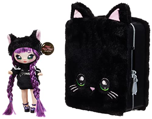 MGA Entertainment Na! Na! Na! Surprise 3 en 1 Mochila Dormitorio Black Kitty con Muñeca Tuesday Meow de Edición Limitada