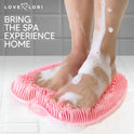 LOVE, LORI Foot Scrubber for Use in Shower