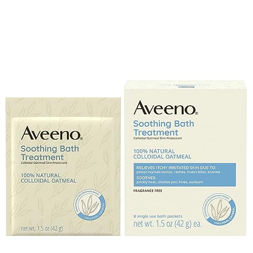 Aveeno Soothing Bath Treatment, 8 Count, net wt. 1.5oz.