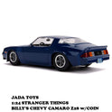 Jada Toys Billy's Chevrolet Camaro Z28 Azul Oscuro con Coins Stranger Things (2016) TV Series 1/24 Diecast Model Car por Jada 31110