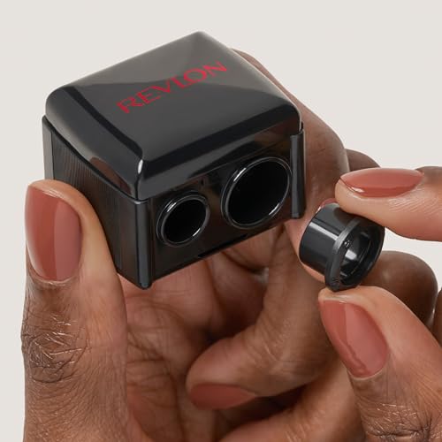 Revlon - Afilador de maquillaje para delineador de ojos, delineador de labios y mucho más. Afilador universal para todos los tamaños de lápices de madera y plástico