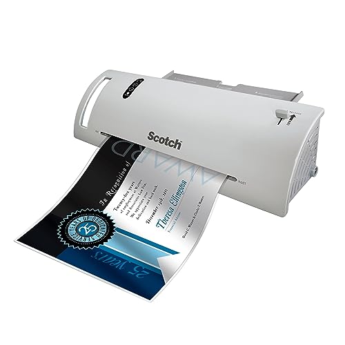 Scotch Thermal Laminating Pouches 8.9 x 11.4 Inches 3 mil, 100-Pack (TP3854-100)