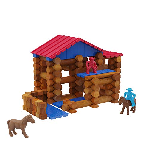 Lincoln Logs - Edición Centennial - 153 Piezas - Edades 3+ - Juguete Educativo Preescolar (Exclusivo de Amazon)