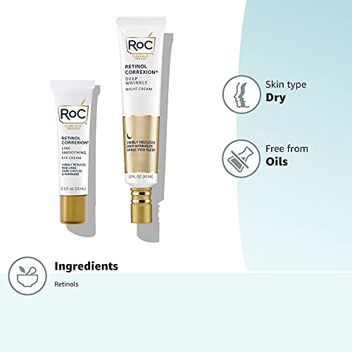 RoC Retinol Correxion - Paquete de reparación de arrugas profundas