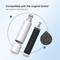 GLACIER FRESH DA29-00020B Filtro de agua para frigorífico compatible con Samsung DA29-00020A/B, DA29-00020B-1, HAF-CIN/EXP, 46-9101, RF4267HARS para puerta francesa nevera cocina (paquete de 3)
