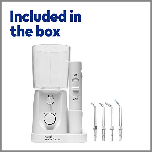 Waterpik - Hilo de agua para dientes, eléctrico portátil para viajes y hogar, Nano Plus, WP-320