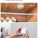 Eufy Lumi - Luz nocturna adhesiva de segunda generación LED blanca cálida, sensor de movimiento, recámara, baño, cocina, pasillo, escaleras, eficiencia energética, compacto, paquete de 3