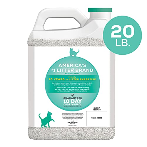Purina Tidy Cats Free & Clean With TidyLock Protection Clumping Cat Litter - Two (2) 20 lb. Jugs