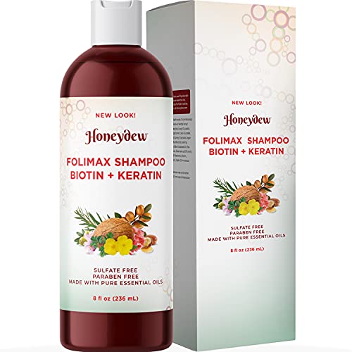 Best Hair Loss Shampoo Potent Hair Loss Fighting Formula 100% Natural Topical Regrowth Treatment Restores Hair Stops Hair Shedding Contains Biotin Rosemary Coconut Oil For Women and Men