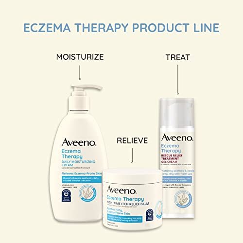Aveeno Active Naturals Bálsamo para alivio de picazón, terapia de eccema, 11 onzas