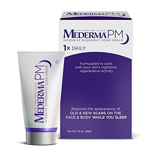 Mederma PM Crema intensiva para cicatrices durante la noche – Funciona con la actividad regenerativa nocturna de la piel – aplicación una noche se muestra clínicamente para hacer cicatrices más pequeñas y menos visibles