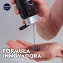 NIVEA MEN Jabón Líquido Corporal 3 en 1 para Cuerpo, Rostro y Cabello, Active Clean Body Wash Antibacterial, 500 ml