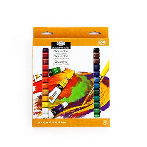 Royal & Langnickel – Tubo de gouache Color artista pintura, 12 ml, 24-Pack