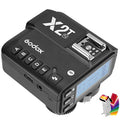 Godox X2T-N i-TTL 2.4 G HSS 1/8000s transmisor de disparador remoto inalámbrico compatible con cámara Nikon, soporte Bluetooth, pantalla más grande (versión de actualización Godox X1T)