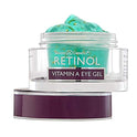 Retinol Vitamin A Eye Gel – Anti-Wrinkle Treatment Minimizes Signs of Aging, Puffiness & Dark Circles Around Eyes – Extra Boost of Retinol From Micro-Beads Restores Tone & Elasticity to Eye Area