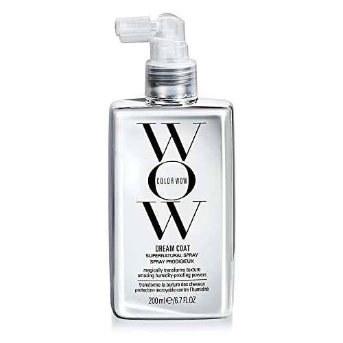 COLOR WOW Dream Coat Supernatural Spray - A prueba de humedad, tratamiento antiencrespamiento activado por calor, 6.7 onzas líquidas