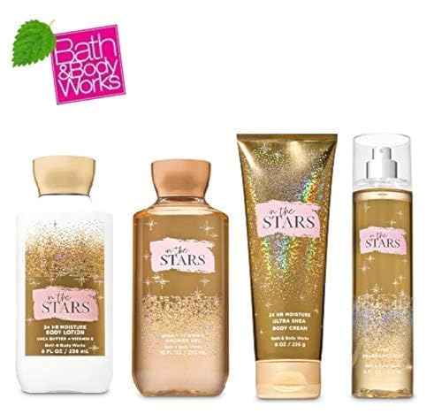 Set de regalo Bath and Body Works IN THE STARS – loción corporal, crema corporal, fragancia y gel de ducha – nueva fragancia