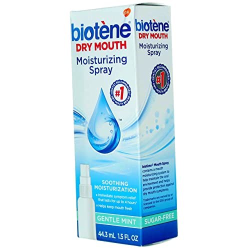 Biotene Mouth Spray, Gentle Mint, 1.5 Ounce Bottle Multi Packs