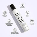 Color WOW Color WOW Control de color púrpura tonificación + espuma de peinado para cabello rubio, 6.8 oz, 6.8 oz