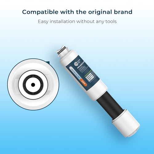 Crystala Filters DA29-00020B Refrigerator Water Filter Compatible with Samsung DA29-00020A/B, DA29-00020B-1, HAF-CIN/EXP, 46-9101, RF4267HARS, RF25HMEDBSR, RF28HMEDBSR, RS25J500DSR, 3 Pack