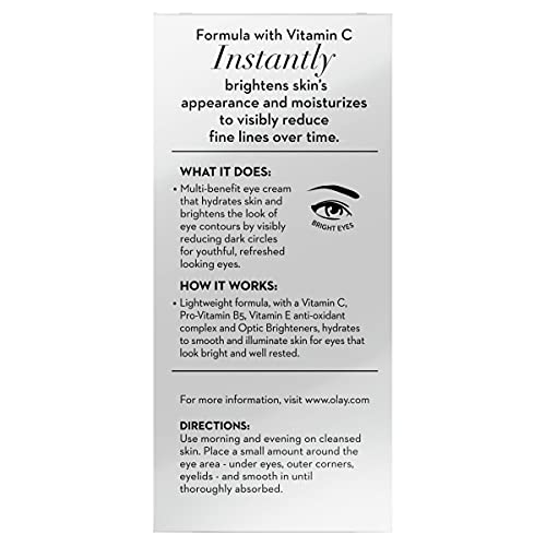 Olay Eyes Deep Hydrating Eye Gel with Hyaluronic Acid, 0.5 fl oz Packaging may Vary
