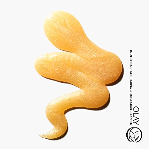 Face Wash by Olay, Total Effects Citrus Facial Cleanser and Scrub, 5.0 Ounces (Pack of 3), package may vary
