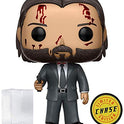 Funko Pop! Películas: John Wick Capítulo 2 - Figura de vinilo Bloody Limited Chase Variant (incluido con funda protectora Pop Box)