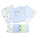 Spasilk 23-Piece Essential Baby Bath Gift Set, Pink