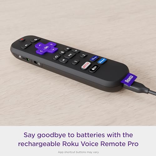 Roku Voice Remote (Oficial) para Jugadores Roku y televisores Roku