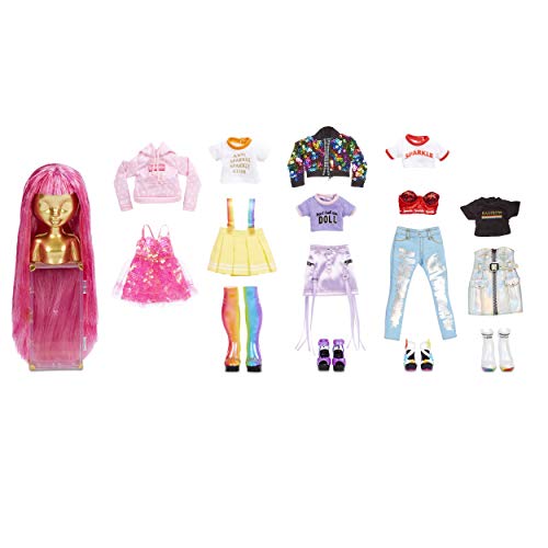 Rainbow High Fashion Studio – Exclusive Doll with Clothing, Accessories & 2 Sparkly Wigs - Create 300+ Looks!
