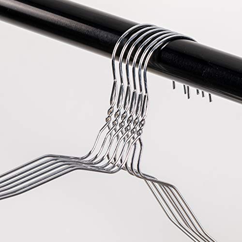 Mr. Pen - Perchas de alambre, paquete de 10, perchas de metal, perchas de alambre para ropa, perchas de alambre, colgador de ropa de metal, perchas plateadas, perchas delgadas, perchas estándar