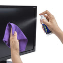 Screen Cleaner Kit - Best for Laptop, iPad, Eyeglass, LED, LCD, TV - Includes 2-2oz Spray Bottles and 3 Premium Purple Microfiber Cloths - Great for Travel, Smartphone, Touchscreen, Kindle, Sunglass