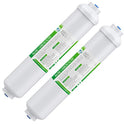 Membrane Solutions - Filtro de agua de carbono en línea de 5 micrones de 10 pulgadas de conexión rápida