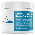 Glycolic Acid 20% Resurfacing Pads with Vitamins B5, C & E, Green Tea, Calendula, Allantoin - Exfoliates Surface Skin and Reduces Fine Lines and Wrinkles