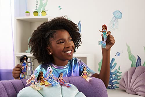 Mattel Disney Princess Scallop - Juego de Cuentos pequeños con diseño de Sirena