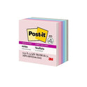 Post-it Bloc de notas adhesivas, con el doble de capacidad de adherencia, 7.62 cm x 7.62 cm, amarillo eléctrico, 45 hojas por bloc, tres blocs por paquete (3321-SSY)