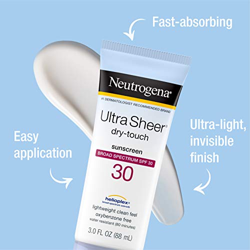 Neutrogena Ultra Sheer Dry-Touch Sunblock SPF 30 for Unisex Sunblock 3 oz
