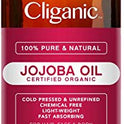 Cliganic USDA Organic Jojoba Oil 16 oz with Pump, 100% Pure - 400 ml