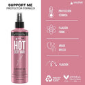 Sexy Hair Hot Support Me Heat Protection Setting Hairspray for Women Hairspray 8.5 oz