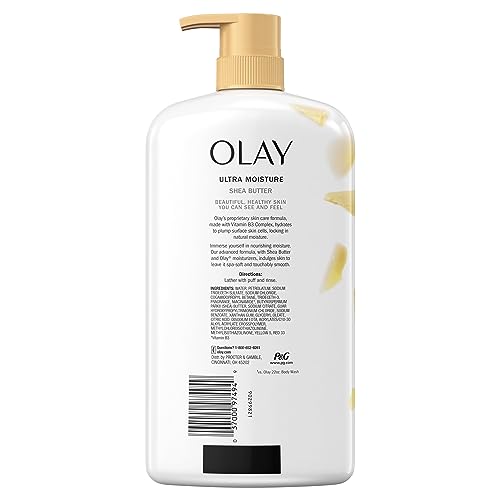 Olay Ultra Moisture Manteca de karité Gel de lavado corporal, 30 onzas líquidas
