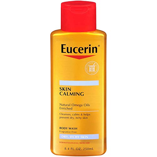 Eucerin Aceite de ducha calmante para el cuerpo, 8 onzas
