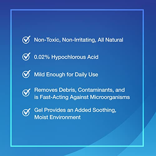 OCuSOFT HypoChlor 0.02% Hypochlorous Acid Eyelid and Eyelash Gel 2 fl. OZ (59ml)