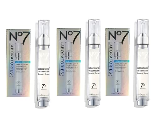 No7 Laboratories LINE CORRECTING Booster Serum 15ml (pack of 3)