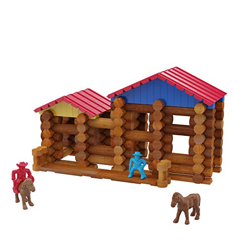 Lincoln Logs - Edición Centennial - 153 Piezas - Edades 3+ - Juguete Educativo Preescolar (Exclusivo de Amazon)