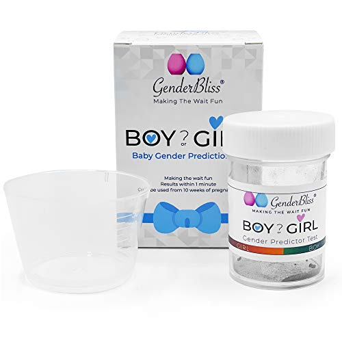 GenderBliss® - Kit de prueba de predicción de género - Prueba para niños o niñas, prueba de género en el hogar, no invasiva, segura para madre y bebé. Descubre el género de tu bebé tan pronto como 10 semanas