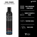 SexyHair Style Curl Power Curl Bounce Mousse, 8 oz