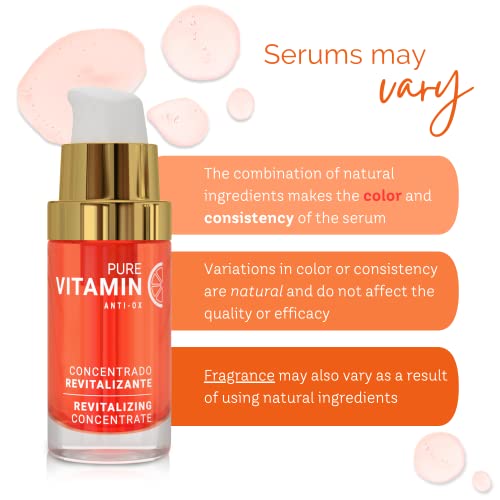 Noche Y Dia Night and Day Vitamin C Revitalizing Concentrate Serum for Face with Bitter Orange, Lemon, & Kiwi Seed 1.02 fl oz