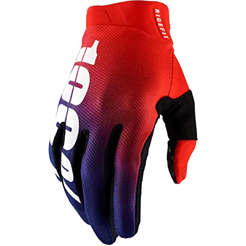 100% Guantes de Motocross Unisex para Adultos Ridefit MX