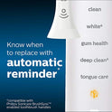 Philips Sonicare Optimal Plaque Control replacement toothbrush heads, HX9023/65, BrushSync technology, White 3-pk