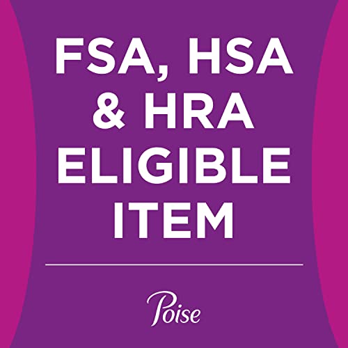 Poise Maximum Absorbency Incontinence Pads, Regular, 96 Piezas